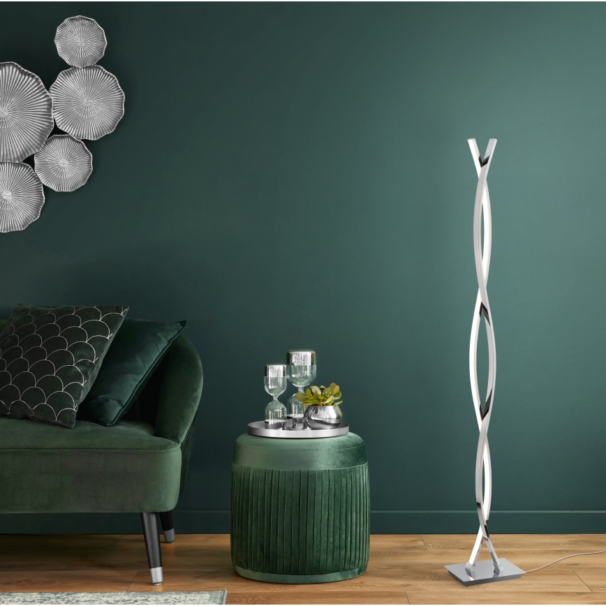 Eglo - LED podna lampa LED/36W/230V sjajni hrom