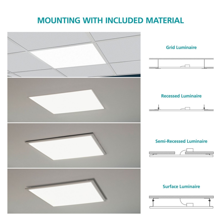 Eglo - LED ugradni stropni panel LED/40W/230V