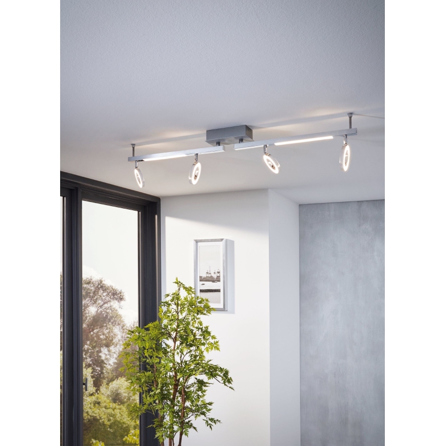 Eglo - Stropno spot svetlo 4xLED/3,2W + 2xLED/3,3/230V