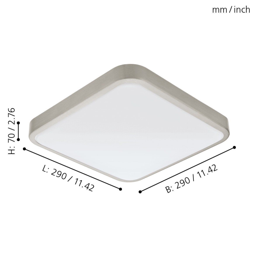 Eglo 96231 - LED plafonsko svetlo za kupatilo MANILVA LED/16W/230V IP44