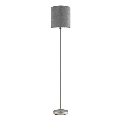 Eglo 96377 - Podna lampa PASTERI 1xE27/60W/230V prečnik 28 cm siva