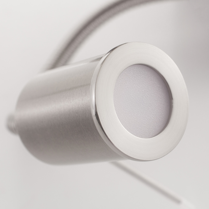 Eglo - LED fleksibilna svetiljka 1xE27/40W+LED/3,8W taupe
