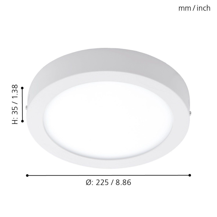 Eglo - LED spoljna plafonska svetiljka LED/16,5W/230V IP44