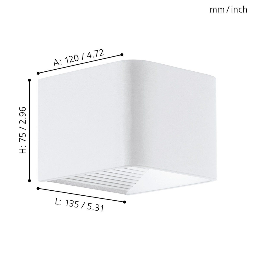 Eglo 96497 - LED spoljašnje zidno svetlo DONINNI LED/6W/230V IP44