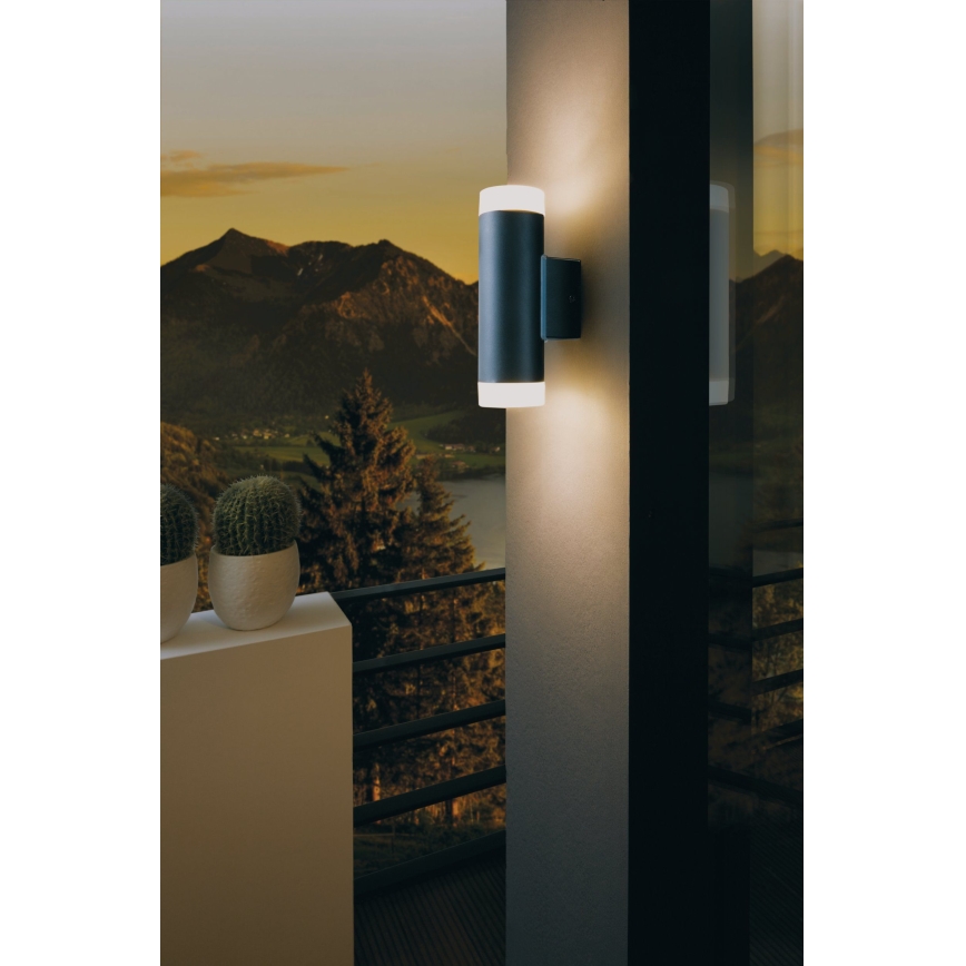 Eglo - LED spoljna zidna svetiljka 2xGU10/5W IP44