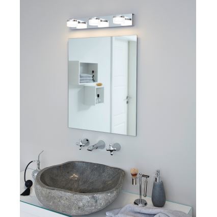 Eglo - LED prigušiva zidna lampa za kupatilo 3xLED/7,2W/ IP44
