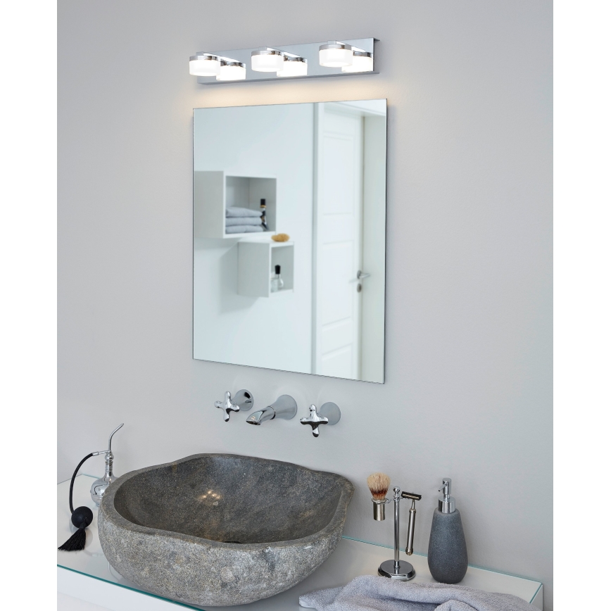 Eglo - LED prigušiva zidna lampa za kupatilo 3xLED/7,2W/ IP44