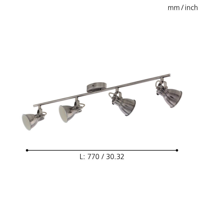 Eglo - LED spot svetiljka 4xGU10/3,3W/230V