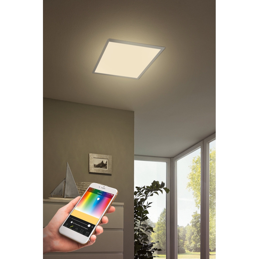 Eglo - LED RGBW prigušiva svetiljka SALOBRENA-C LED/30,5W/230V + daljinski upravljač