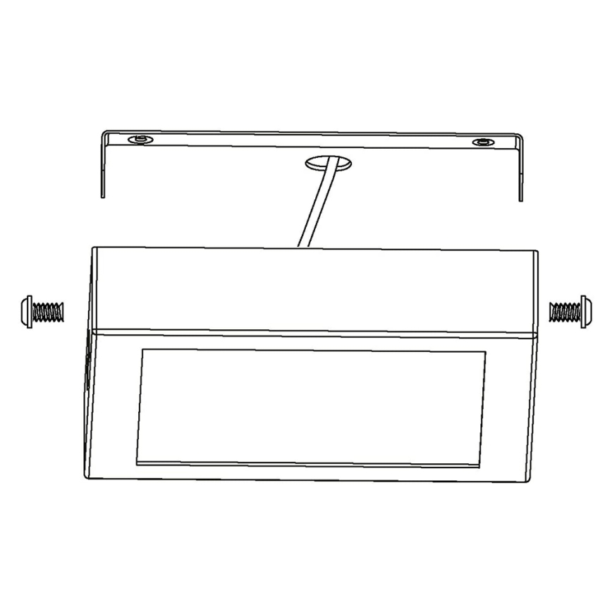 Eglo - LED RGBW prigušiva stropna svetiljka FUEVA-C LED/15,6W/230V Bluetooth 22,5x22,5 cm
