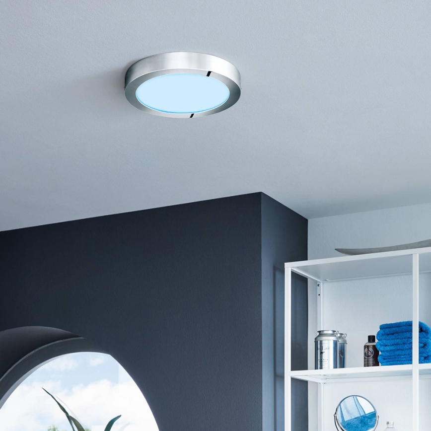 Eglo - LED RGBW prigušiva plafonsko svetlo FUEVA-C LED/15,6W/230V Bluetooth prečnika 22,5 cm