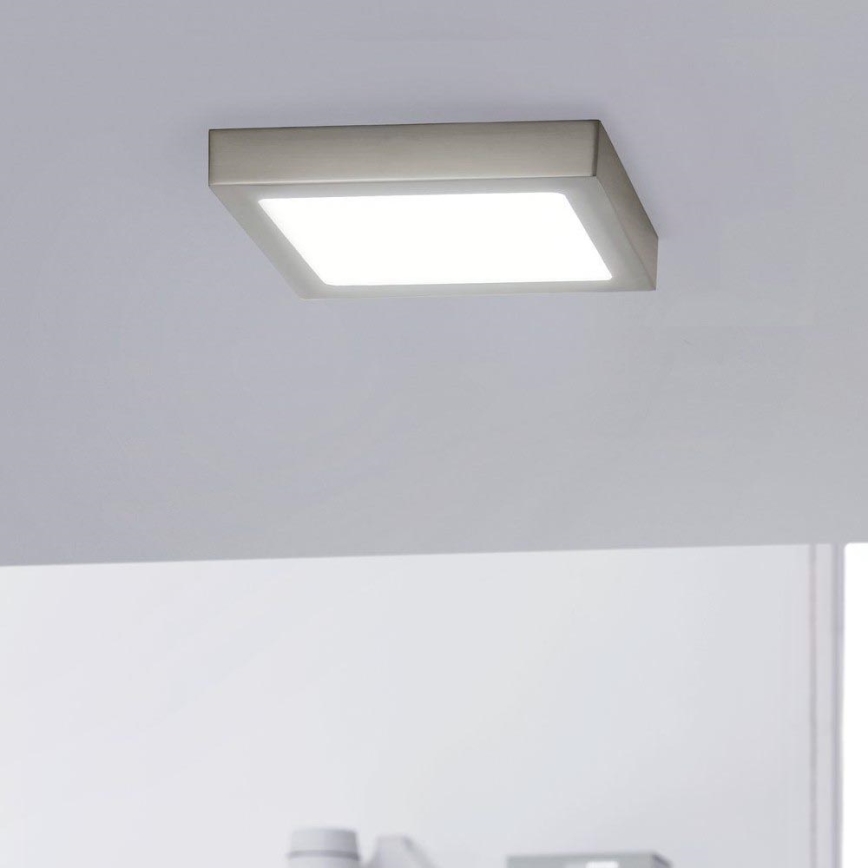 Eglo - LED RGBW prigušiva plafonska svetiljka FUEVA-C LED/15,6W/230V Bluetooth 22,5x22,5 cm