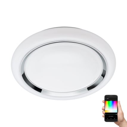 Eglo - LED RGBW prigušiva plafonska svetiljka CAPASSO-C LED/17W/230V