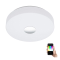 Eglo 96819 - RGB LED prigušiva plafonska svetiljka BERAMO-C LED/17W/230V