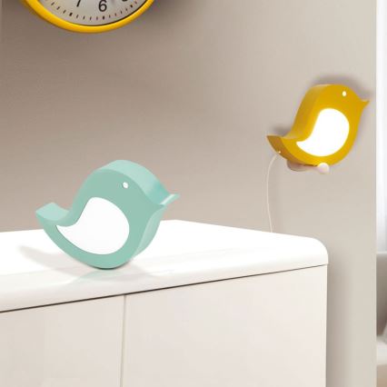 Eglo 96853 - LED dečije zidno svetlo SPARINO LED/4,2W/230V zeleno