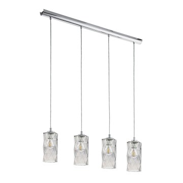 Eglo 96929 - Luster na sajli ESTEVAU 4xE27/28W/230V