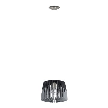 Eglo 96955 - Luster na sajli ARTANA 1xE27/60W/230V siva/crna 300mm