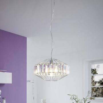 Eglo 96987 - Luster na sajli PEDROLA 1xE27/60W/230V