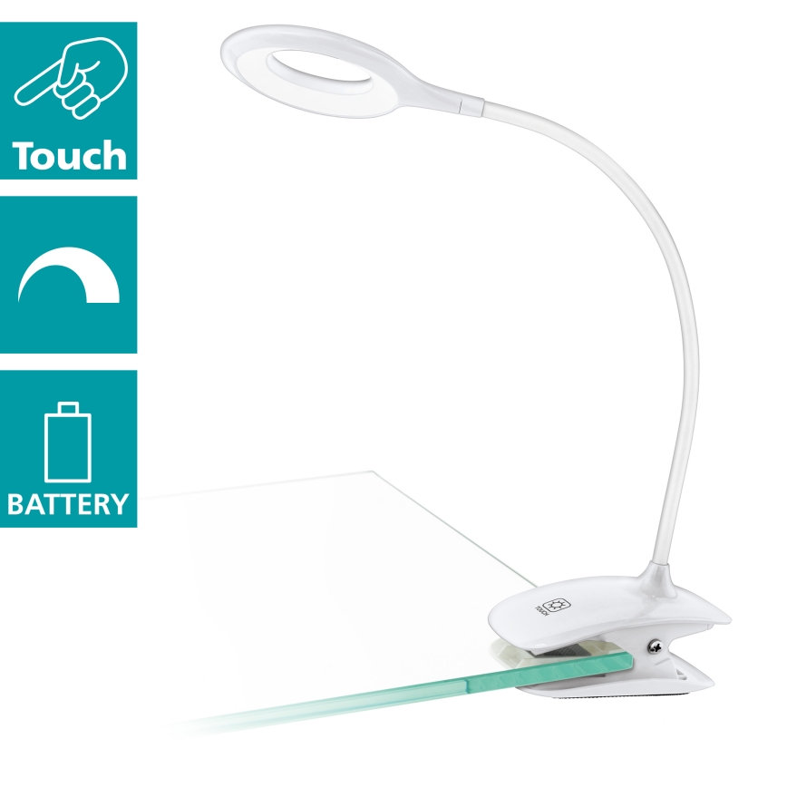 Eglo - LED prigušiva lampa sa klipsom LED/3W/5V 500 mAh bela