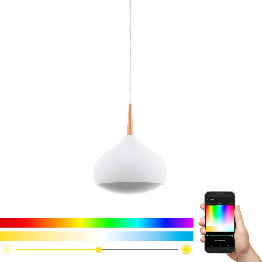 Eglo 97087 - LED RGBW prigušiva viseća svetiljka COMBA-C LED/18W/230V