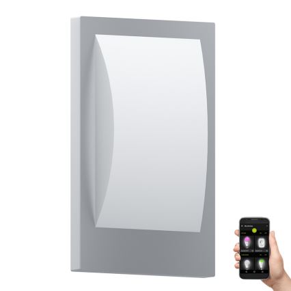 Eglo 97239 - LED prigušiva spoljašnje svetlo VERRES-C 1xE27/9W/230V IP44 mat hrom