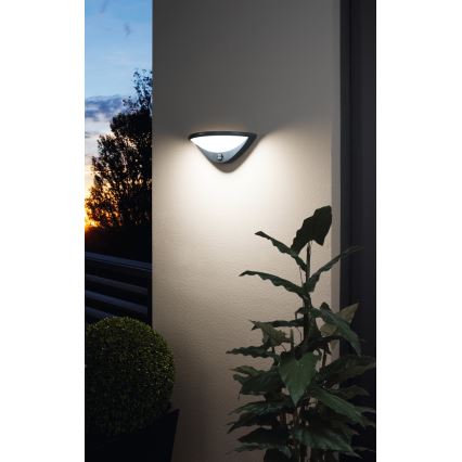 Eglo 97312 - LED spoljno zidno svetlo sa senzorom BELCREDA LED/9,3W/230V IP44
