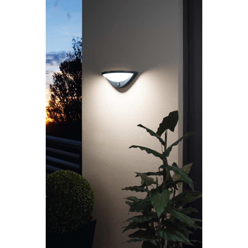Eglo 97312 - LED spoljno zidno svetlo sa senzorom BELCREDA LED/9,3W/230V IP44