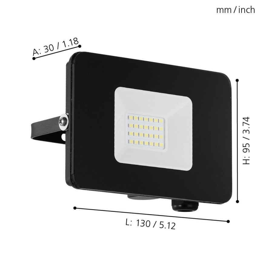 Eglo - LED reflektor LED/20W/230V IP65
