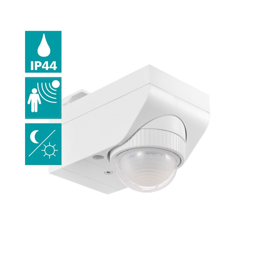 Eglo 97466 - Spoljašnji senzor pokreta i sumraka DETECT ME 4, domet do 12 m, bela, IP44