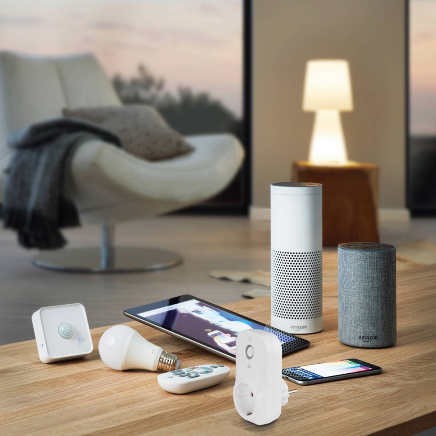 Eglo - Spoljašnji senzor pokreta i sumraka CONNECT SENSOR 12 m 3xAA beo IP44
