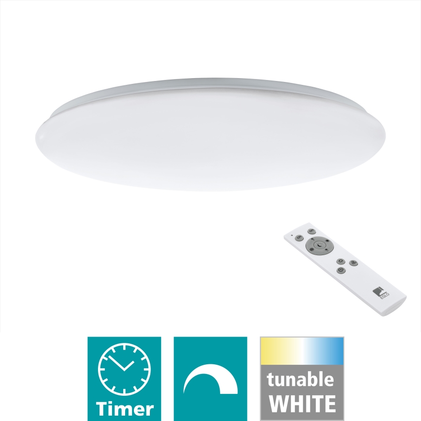 Eglo - LED prigušiva plafonska svetiljka LED/60W/230V + daljinski upravljač