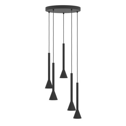 Eglo - LED luster na sajli 5xGU10/5W/230V