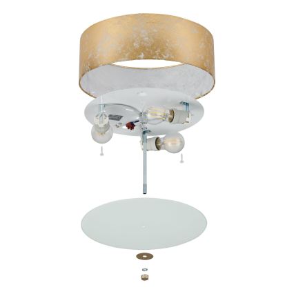 Eglo 97642 - Plafonsko svetlo VISERBELLA 3xE27/60W/230V