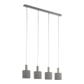 Eglo 97674 - Luster na sajli CONCESSA 2 4xE27/60W/230V