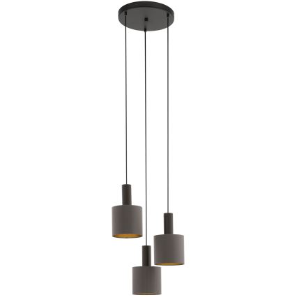 Eglo - Luster na sajli 3xE27/60W/230V