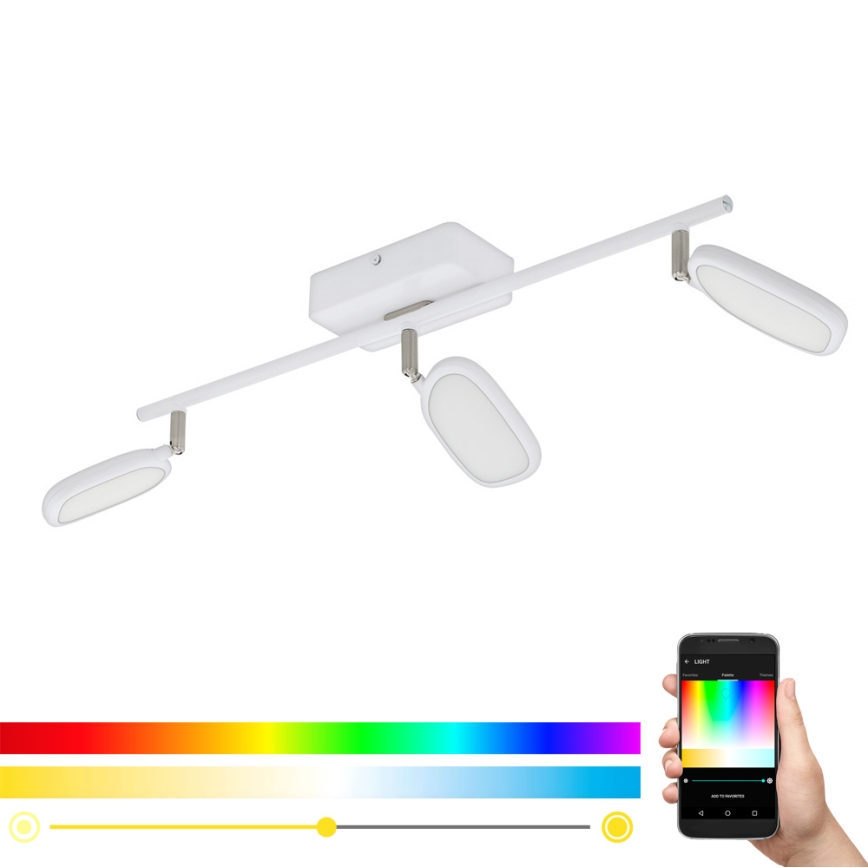 Eglo - LED RGB ugradni spot PALOMBARE-C 3xLED/5W/230V