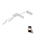 Eglo 97694 - LED RGB spot svetiljka PALOMBARE-C 4xLED/5W/230V