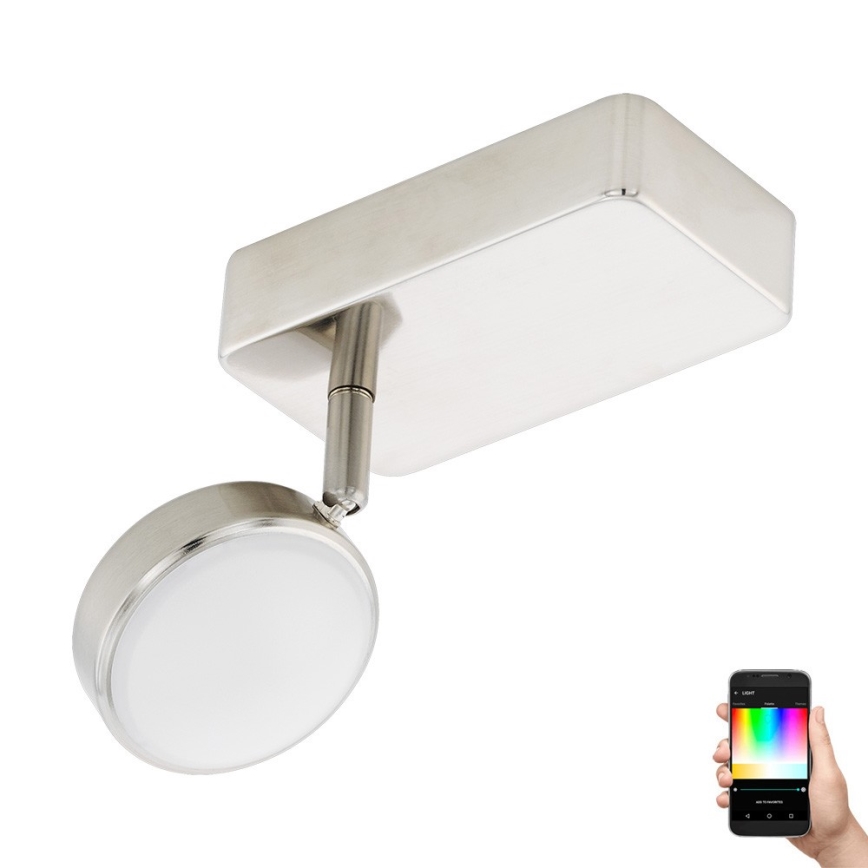 Eglo 97714 - LED RGB prigušiva ugradna spot svetiljka CORROPOLI-C LED/5W/230V