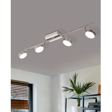 Eglo - LED RGB prigušiva spot svetiljka CORROPOLI-C 4xLED/5W/230V