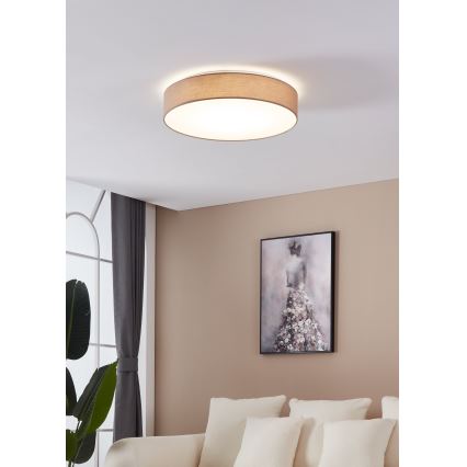 Eglo - LED prigušiva plafonska svetiljka LED/40W/230V + daljinski upravljač
