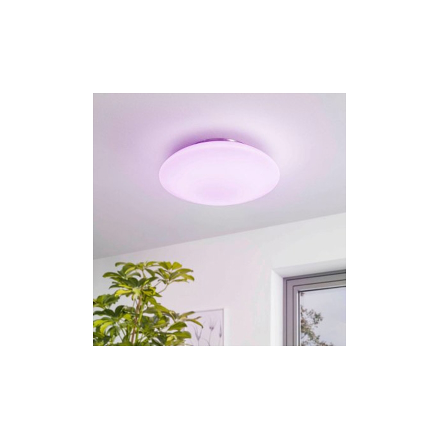 Eglo 97811 - LED RGB prigušiva plafonska lampa FRATTINA-C LED/27W/230V
