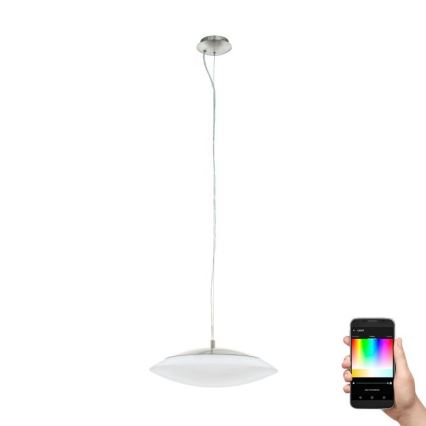 Eglo 97812 - LED RGB luster na sajli FRATTINA-C LED/27W/230V, prigušiva