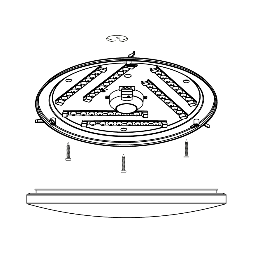 Eglo - LED plafonsko svetlo LED/33,5W/230V