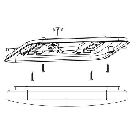 Eglo - LED plafonsko svetlo LED/11,5W/230V