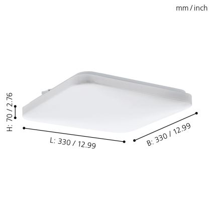 Eglo - LED plafonsko svetlo LED/14,6W/230V