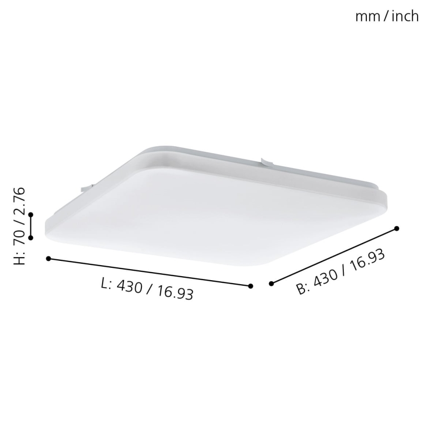 Eglo - LED plafonsko svetlo LED/33,5W/230V