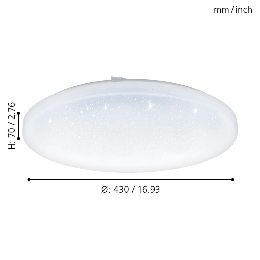 Eglo - LED plafonska svetiljka LED/33,5W/230V