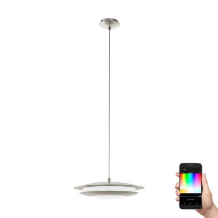 Eglo 98043 - LED RGBW prigušiva viseći luster na sajli MONEVA-C LED/18W/230V