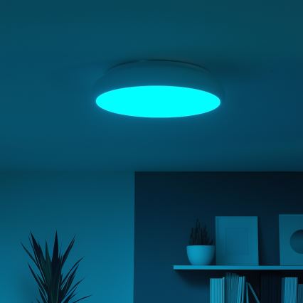 Eglo 98045 - LED RGB prigušiva stropna svetiljka RIODEVA-C LED/27W/230V