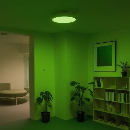 Eglo 98045 - LED RGB prigušiva stropna svetiljka RIODEVA-C LED/27W/230V